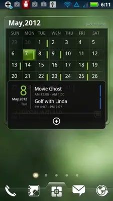 Calendar Widget android App screenshot 1