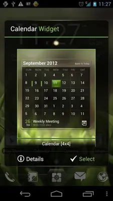 Calendar Widget android App screenshot 2