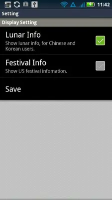 Calendar Widget android App screenshot 4